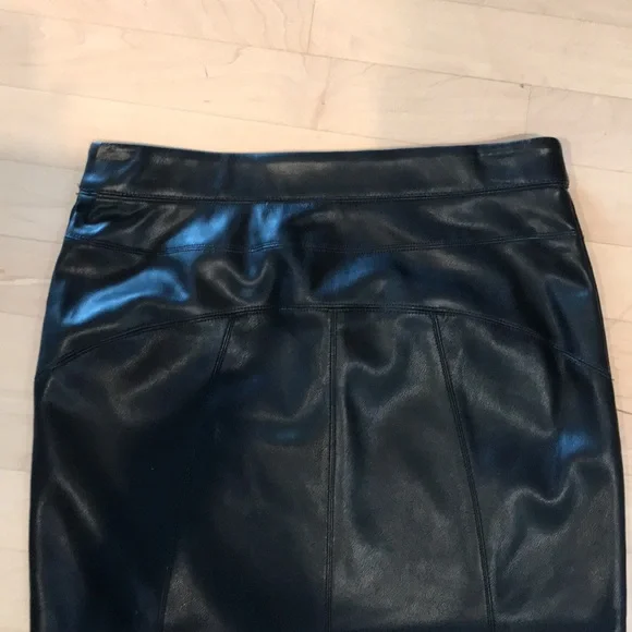 Marc New York Faux Leather Black, Pull on Skirt. XS - Picture 6 of 11